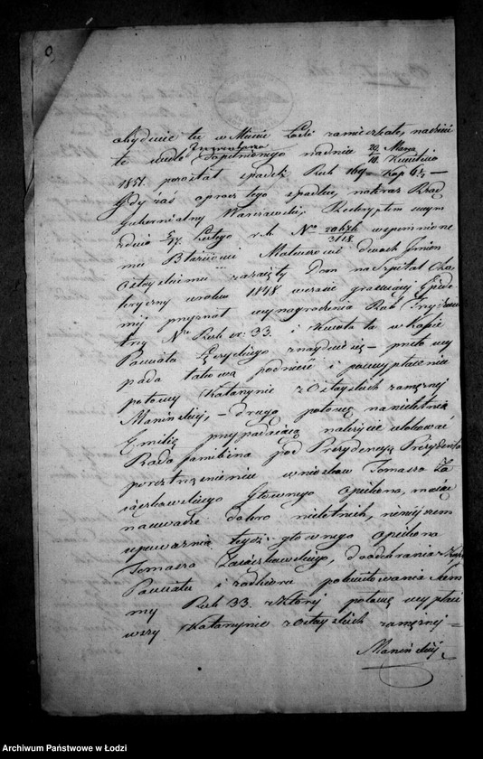 image.from.unit.number "Akta tyczące się ustanowienia opieki nad nieletnimi po zmarłych małżonkach Ostojskich"