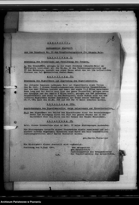 Obraz 12 z jednostki "Jüdische Grundstücke in Freihausen"