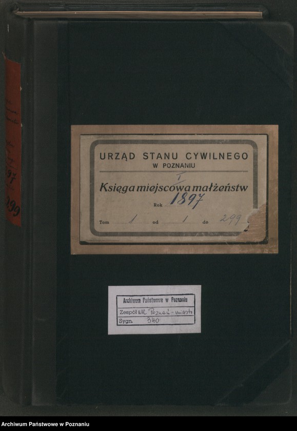 Obraz 2 z jednostki "Księga małżeństw t. I"