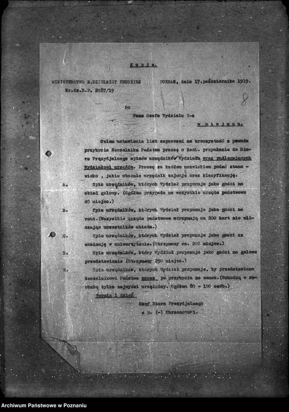 Obraz 13 z jednostki "Korespondencja Kom. Nacz. Rady Ludowej"