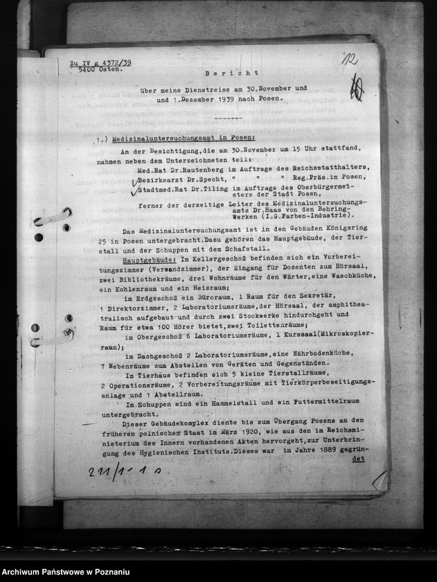 Obraz 17 z jednostki "Medizinaluntersuchungsamt - Posen"