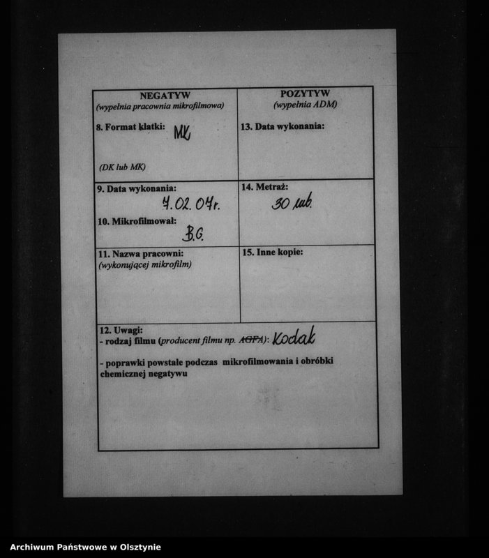image.from.unit.number "Borschimmen /Borzymin/, evangelische Kirche"