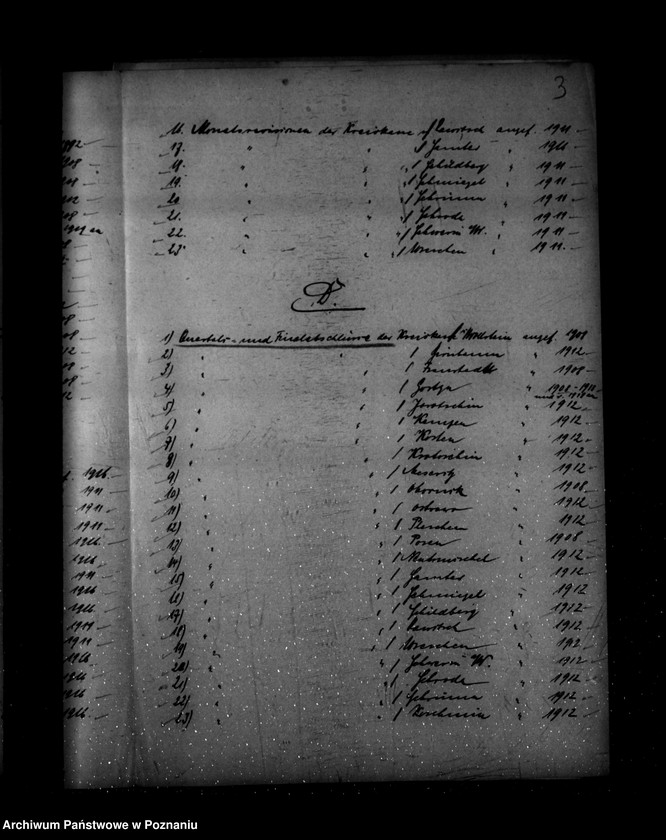 Obraz 7 z jednostki "/spisy akt przejętych przez Wydział Kasowy/"