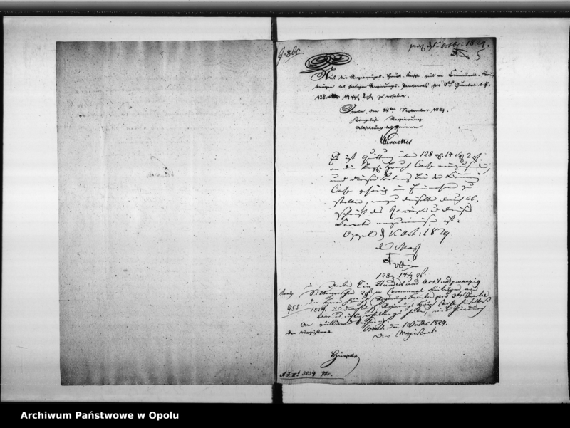 Obraz 8 z jednostki "Acta von Berichtigung der Communal Beitrage des hiesigen Königl[ichen] Regierungs Personals de Anno 1829"