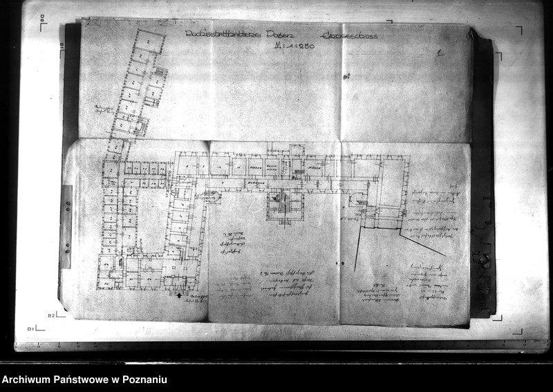 Obraz 5 z jednostki "Baupläne der Luftschutz und Brandwache für Dienstgebäude Posen, Felix- Dahn- Platz 17."