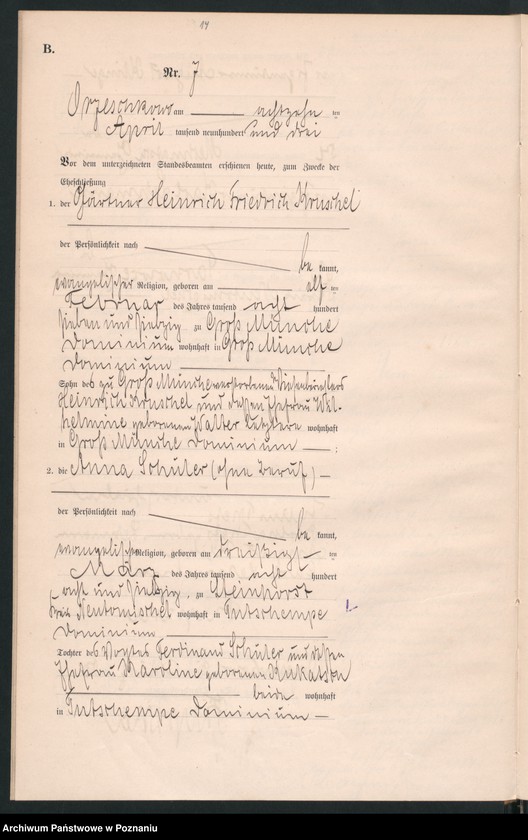 Obraz 16 z jednostki "Księga małżeństw"