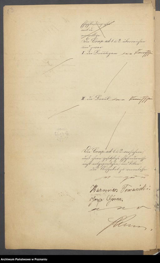 Obraz 15 z jednostki "Die von den Verlobten beigebrachten Urkunden zur Eheschliessung pro 1875"