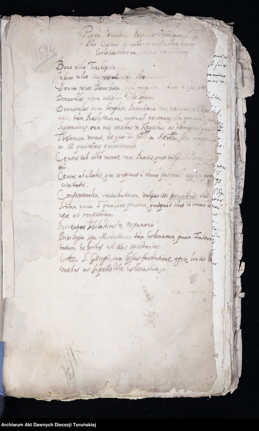 image.from.unit "Akta enthaltend Abschriften alten Urkunden, die Kirche und Pfarre in Graudenz"