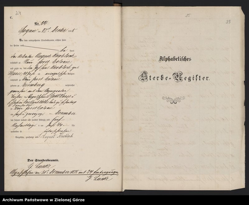 image.from.unit.number "Sterbe-Haupt-Register [Sagan Land]"