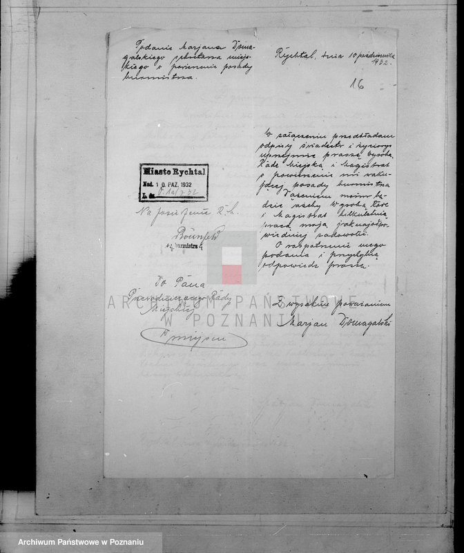 Obraz 20 z jednostki "Członkowie magistratu miasta Rychwał"