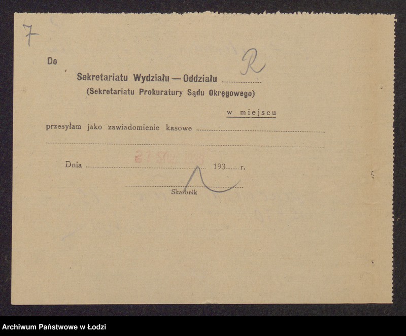 Obraz 9 z jednostki "Textyl Zelowski- Szoel Hersz Fryzer, Fiszel Liberman, Icek Lajzer Liberman, Chaim Fryzer- wyrób i sprzedaż towarów włókienniczych"