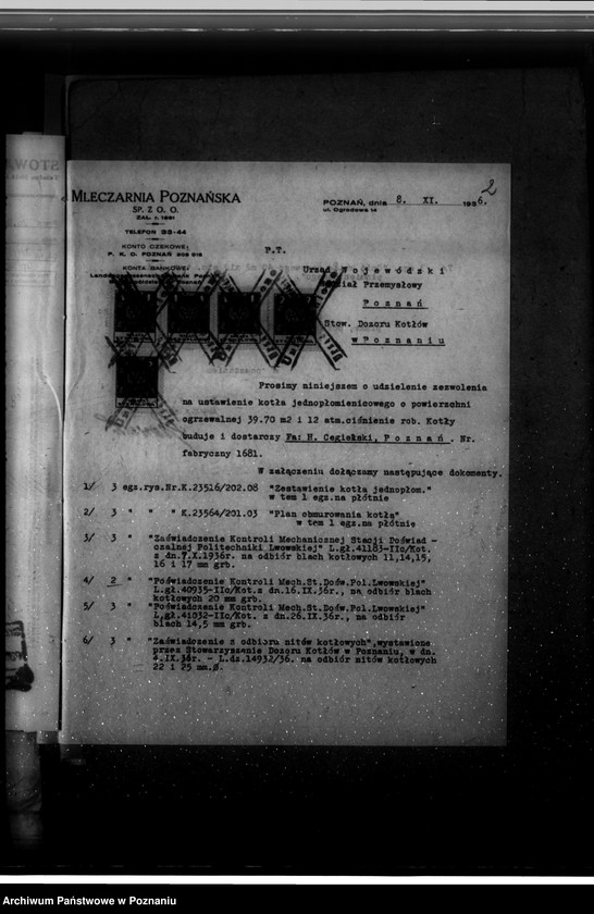 image.from.unit.number "Mleczarnia Poznańska – Poznań ul. Ogrodowa 14 nr woj. 6765"