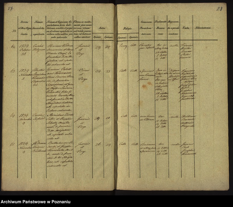 Obraz 17 z jednostki "Księga małżeństw"