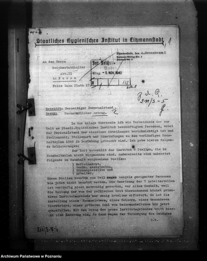 Obraz 5 z jednostki "Medizinalpersonenstand in den Gesundheitsämtern Instituten etc."