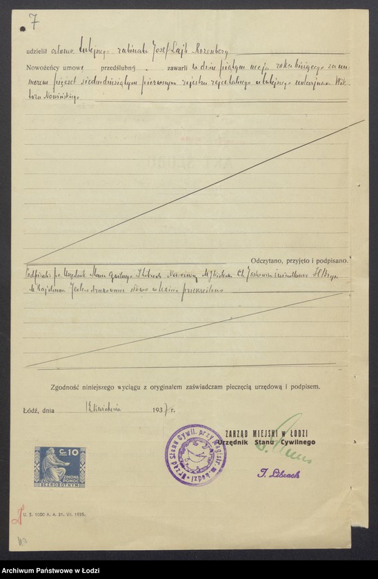 Obraz 9 z jednostki "Moszek Jankiel Wiślicki- sprzedaż towarów wełnianych i półwełnianych własnego wyrobu"