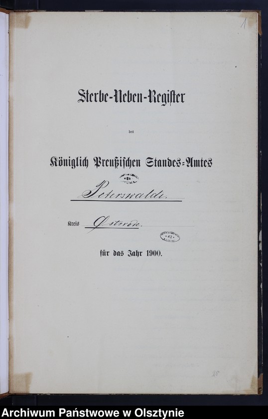 Obraz 3 z jednostki "Sterbe-Neben-Register Nr 1 - 55"