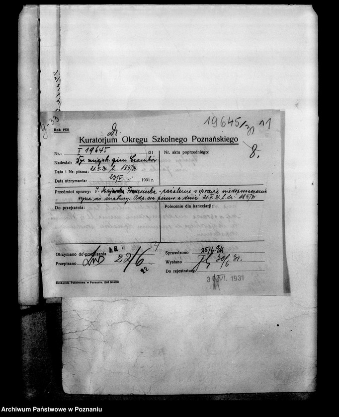 Obraz 15 z jednostki "Miejskie Gimnazjum imienia Janka z Czarnkowa- Czarnków"