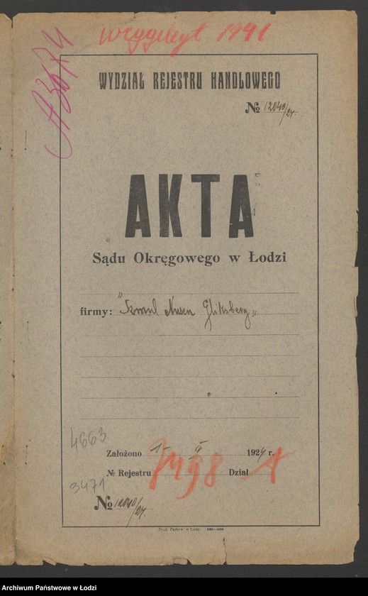 Obraz 2 z jednostki "Szmul Nusen Gliksberg- sklep kolonialno-spożywczy"