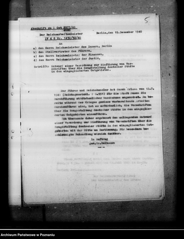 Obraz 10 z jednostki "Verordnung von Vorschriften über die Neugestaltung deutscher Städte in den eingegliederten Ostgebieten"