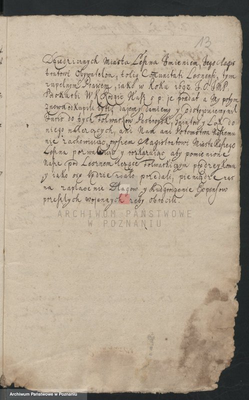 Obraz 15 z jednostki "Manuale expeditionum. Księga radziecka - korespondencja; język niemiecki, polski, łaciński"