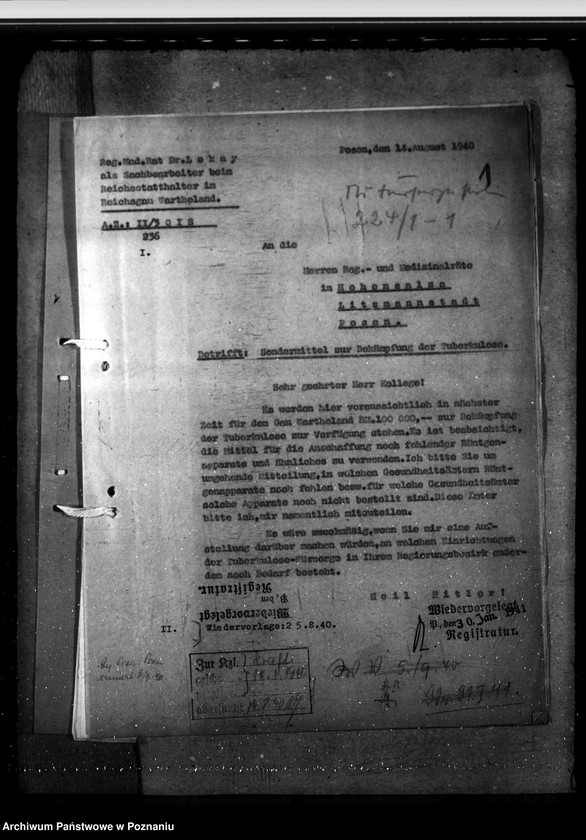 Obraz 5 z jednostki "Sondermittel zur Bekämpfung der Tuberkulose"