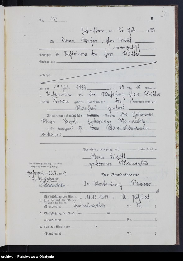 image.from.unit.number "Geburtenbuch/Zweitbuch/ Tom II,Nr 135 - 225"