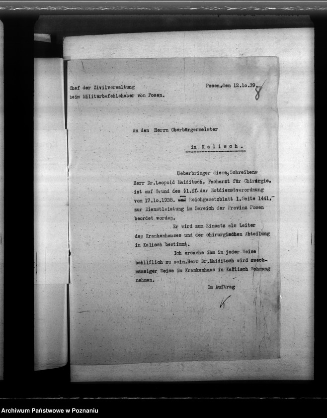 Obraz 12 z jednostki "Notdienstverpflichtung der Ärzte"