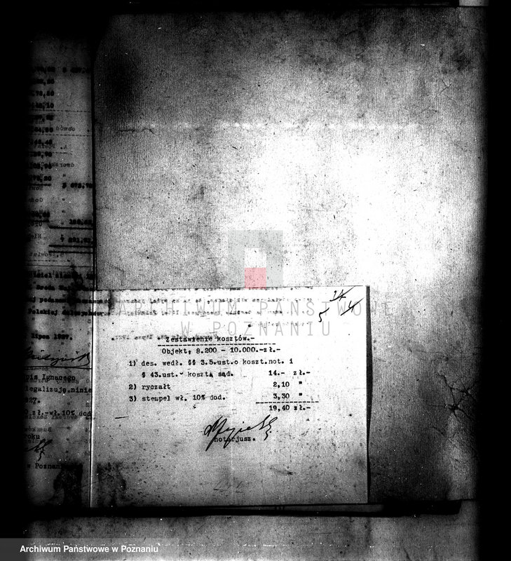 image.from.unit.number "Majątek Chobienice powiatu wolsztyńskiego wyłączenie z art. 4 i 5 ustawy o reformie rolnej Ignacy Mielżyński"
