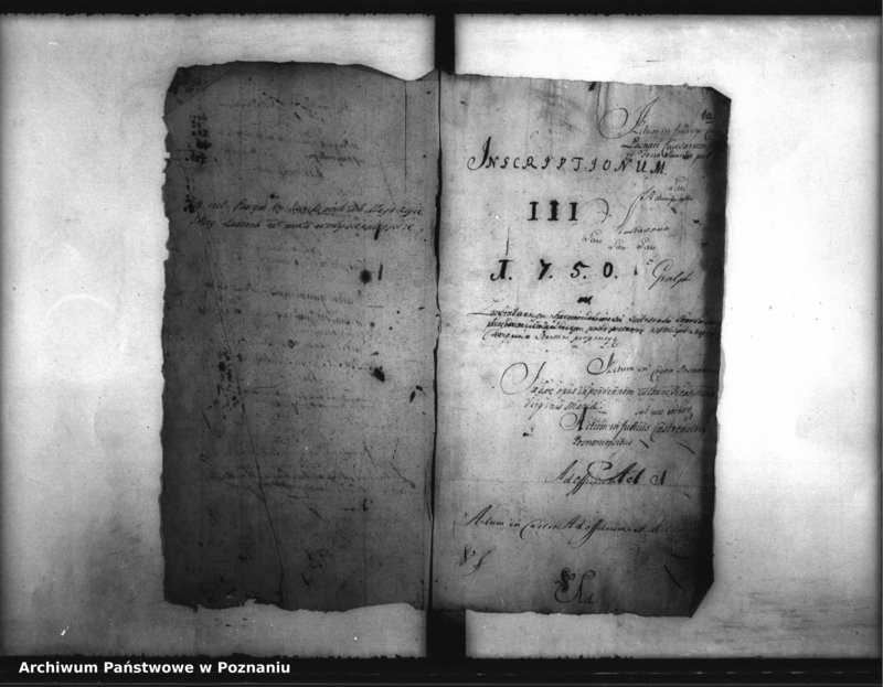 Obraz 4 z jednostki "Inscriptiones, resignationes [protocollon]"