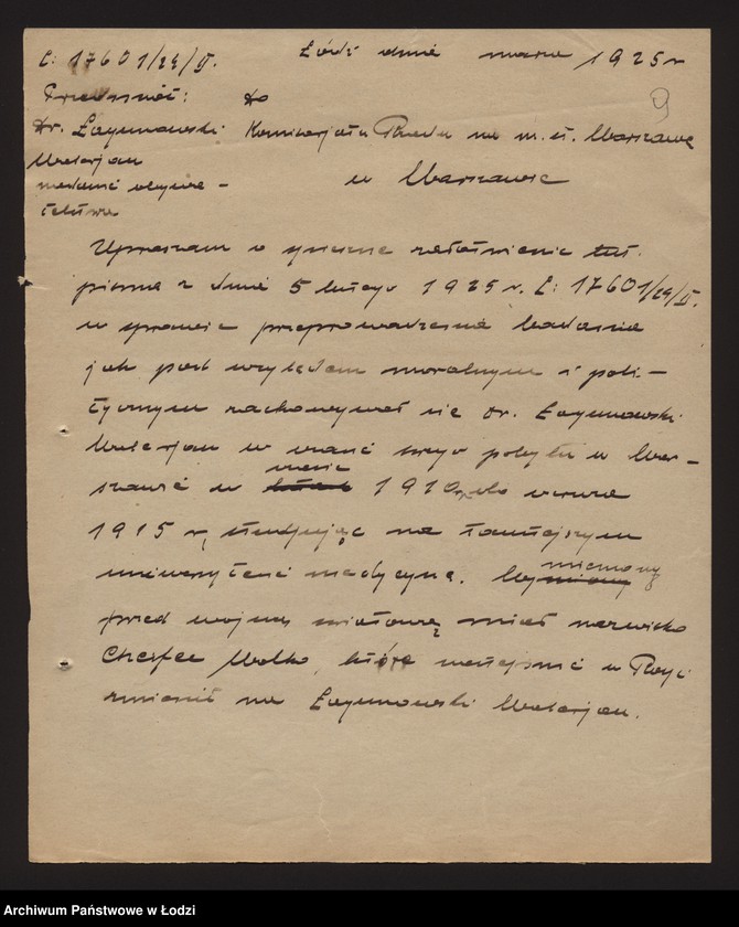 Obraz 10 z jednostki "Nadanie obywatelstwa Nr 3427-5123, 149-210"