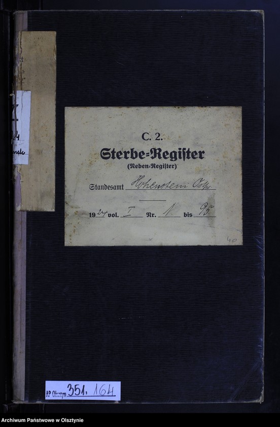 image.from.unit.number "Sterbe-Neben-Register Nr 1 - 95"