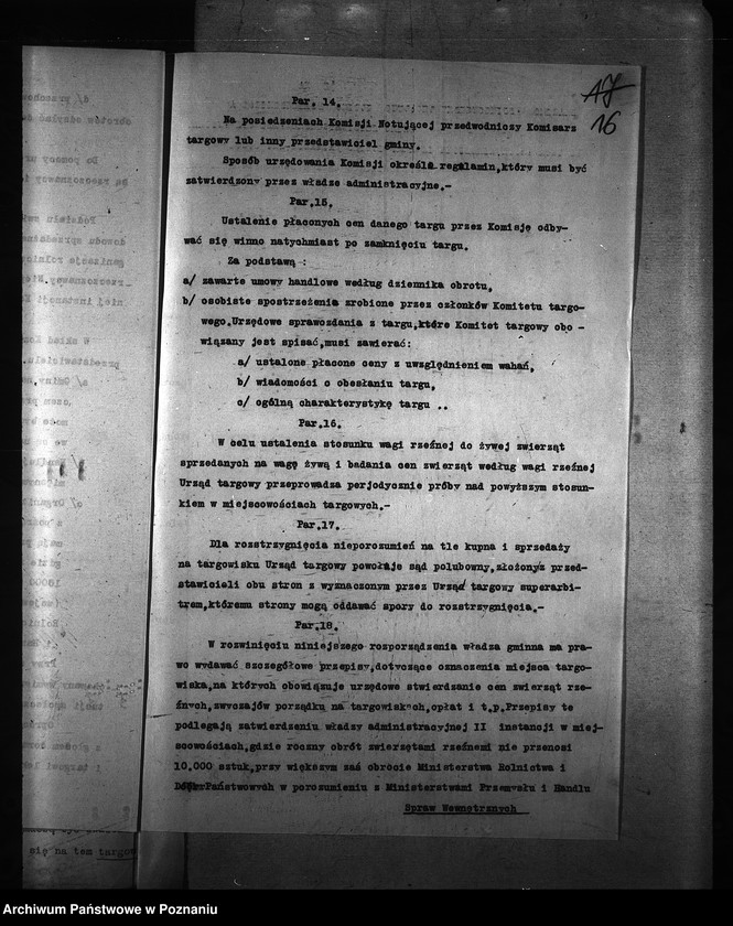 Obraz 20 z jednostki "Obrót zwierzętami [bydłem] ogólne sprawy"