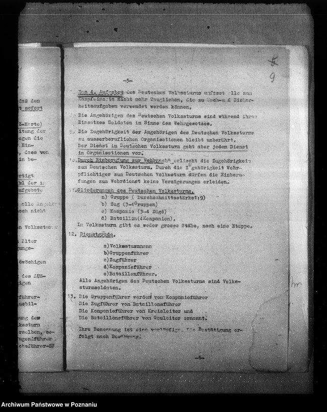 Obraz 13 z jednostki "Deutscher Volkssturm im Reichsgau Wartheland"