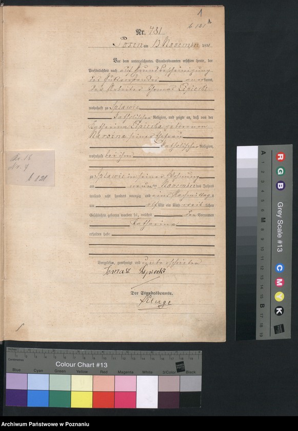 Obraz 3 z jednostki "Księga urodzeń t. II"