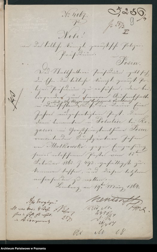 Obraz 13 z jednostki "A. betr. Johann von Małkowski und Fürst Stanislaus Dowmund Matusiewicz aus Wien"