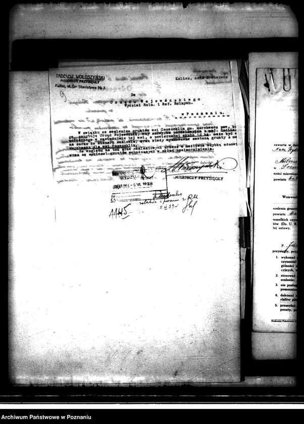 image.from.unit.number "Scalenie wsi Oszczeklin powiatu kaliskiego"