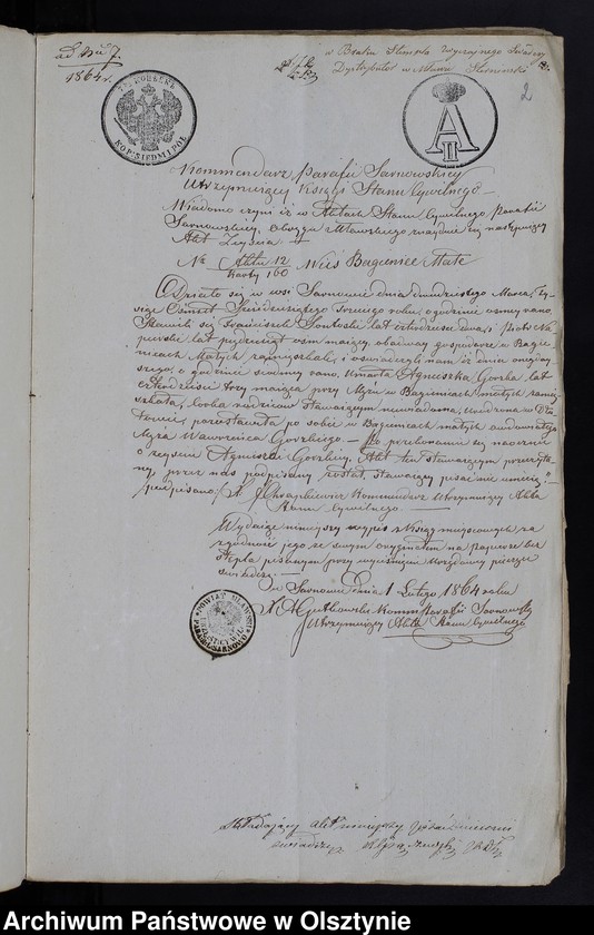 image.from.unit "Anneksa do Akt Zaślubionych w Parafii Dłutowskiej z Roku 1864-go"