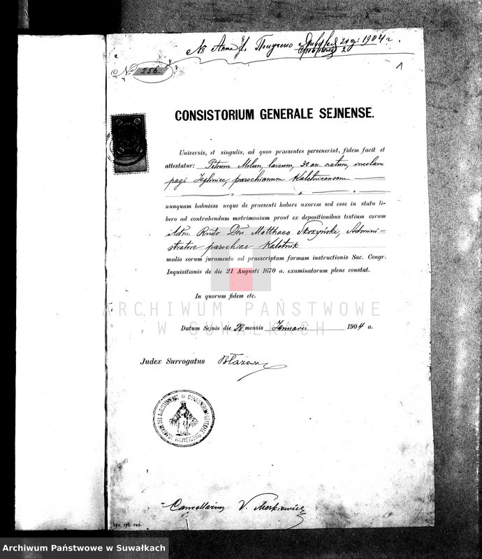 image.from.unit.number "Dokumenty Smoljanskago Rimsko-Katoličeskago Filjalnago prichoda s 1904 goda"
