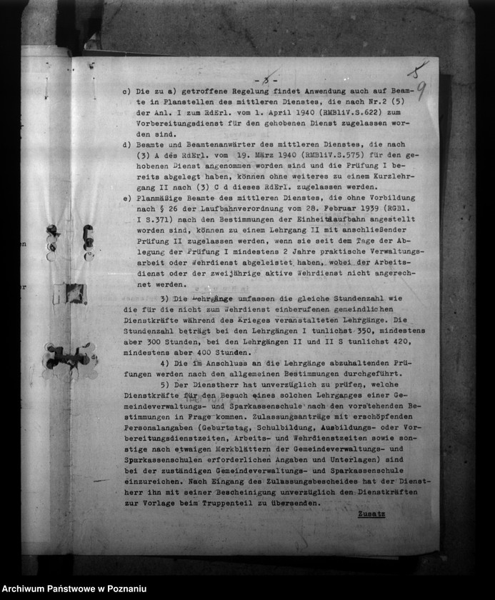 Obraz 13 z jednostki "Ausbildung des Beamtennachwuchses"