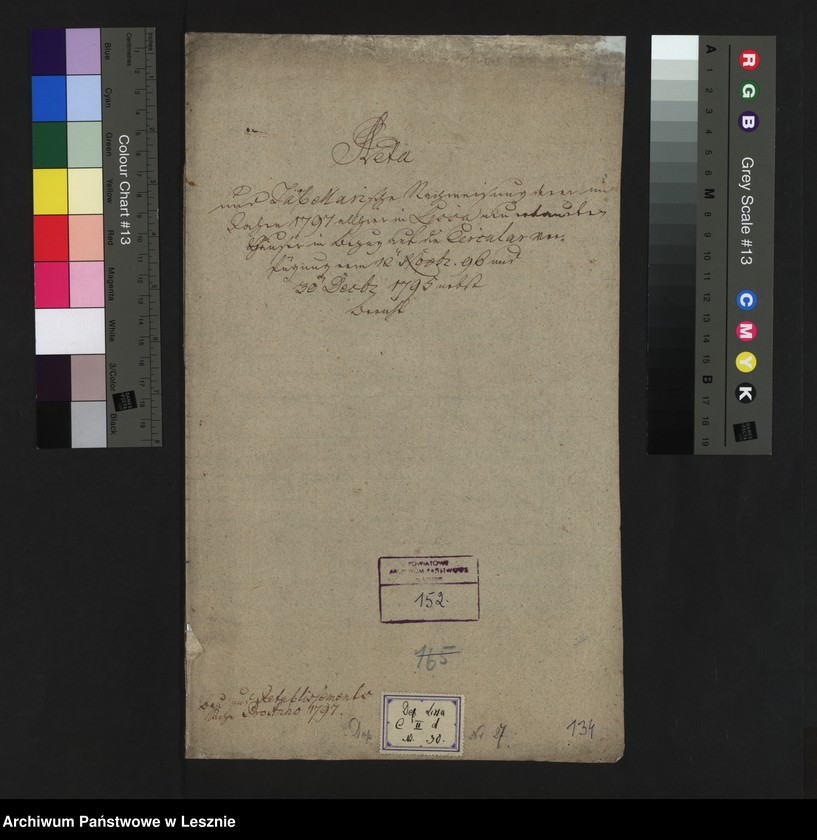 Obraz 3 z jednostki "[Akta und tabellarische Nachweisung der im Jahre 1797 allhier in Lissa neu erbauten Häuser in Bezug auf die Zirkularverfügung vom 12 November 1796 und 30 Dezember 1795 nebst Bericht]"