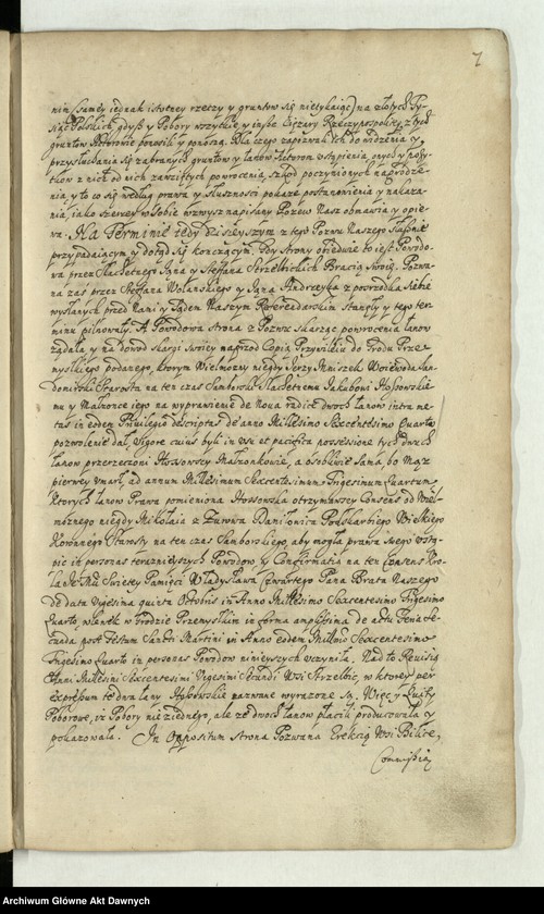 image.from.unit.number ""Akta i dekreta sądów J. K. M. referendarskich za panowania Jana Kazimierza - - króla polskiego - - Za urzędu Andrzeja z Olszowej Olszowskiego dziekana krakowskiego, proboszcza poznańskiego, gnieźnieńskiego, warszawskiego kanonika, a po tym nominata biskupa chełmińskiego, referendarza koronnego. Annorum 1660 et 1661"."