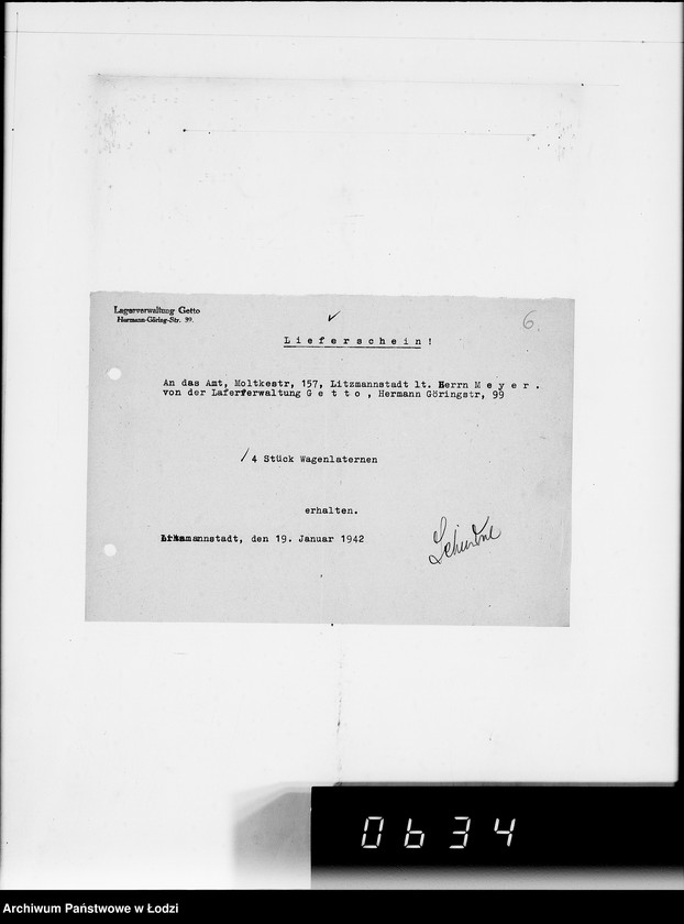 Obraz 10 z jednostki "Beschlagnahme Ausgangsbelege"