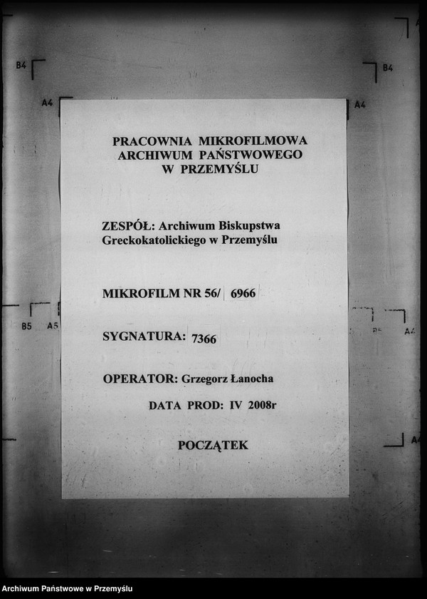 image.from.unit.number "[Kopie ksiąg metrykalnych parafii Jaworki z filiami Biała Woda, Czarna Woda (dekanat Muszyna)]"