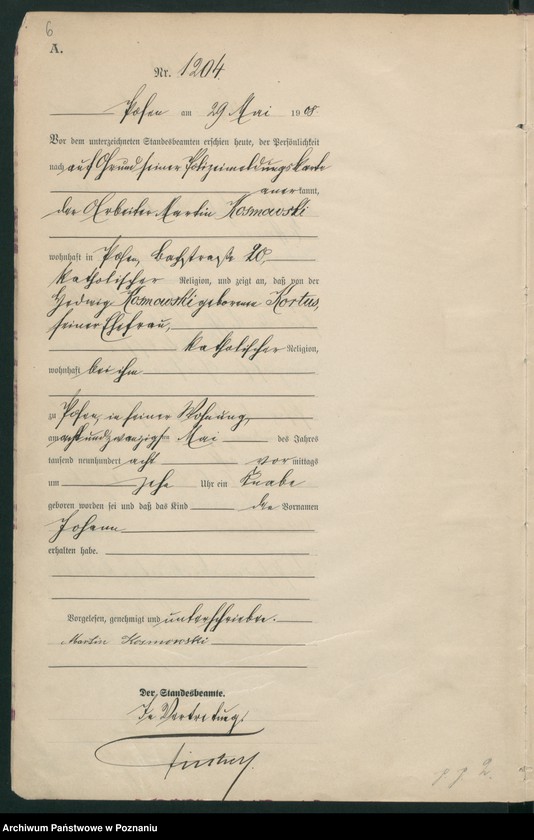 image.from.unit.number "Księga miejscowa urodzeń tom III [Rejestr główny urodzeń]"