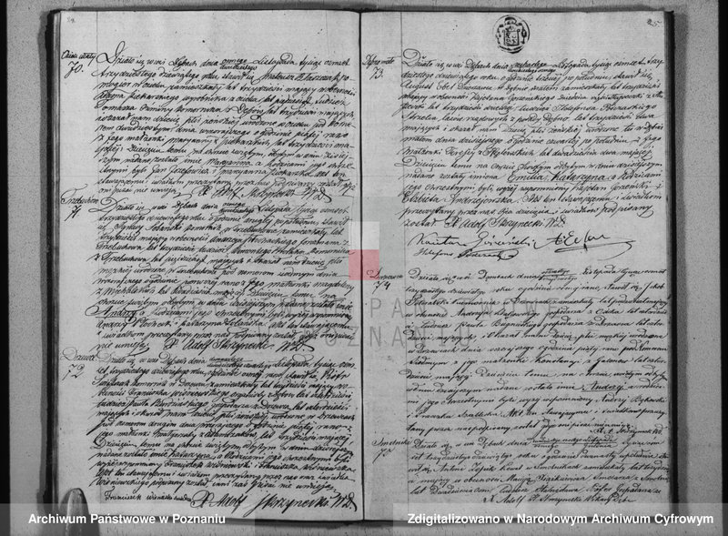 Obraz 15 z jednostki "Księga urodzeń, małżeństw i zgonów"