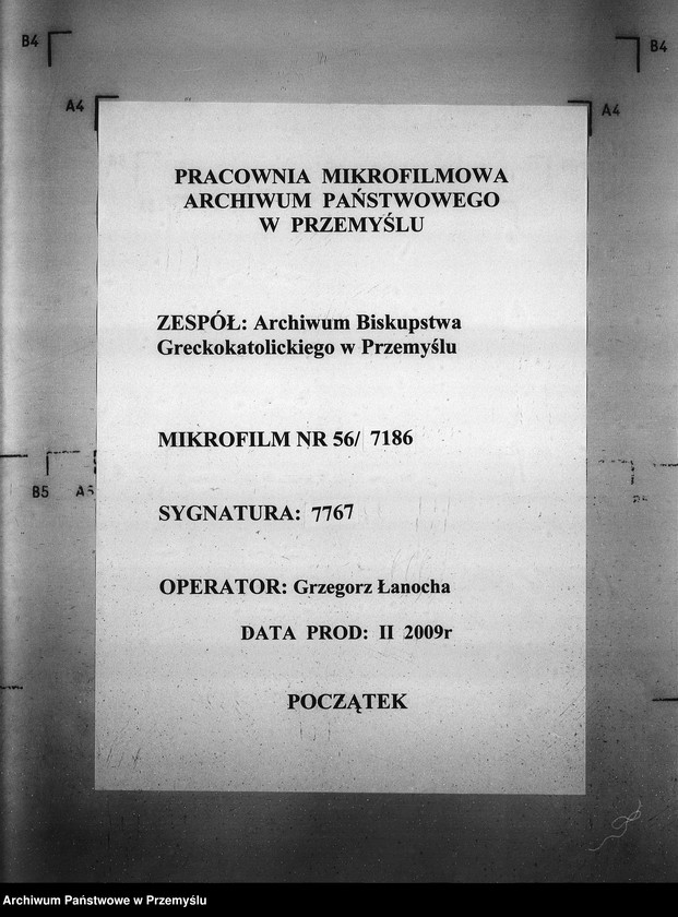 Obraz 1 z jednostki "[Kopie ksiąg metrykalnych parafii Cieplice (dekanat Sieniawa)]"
