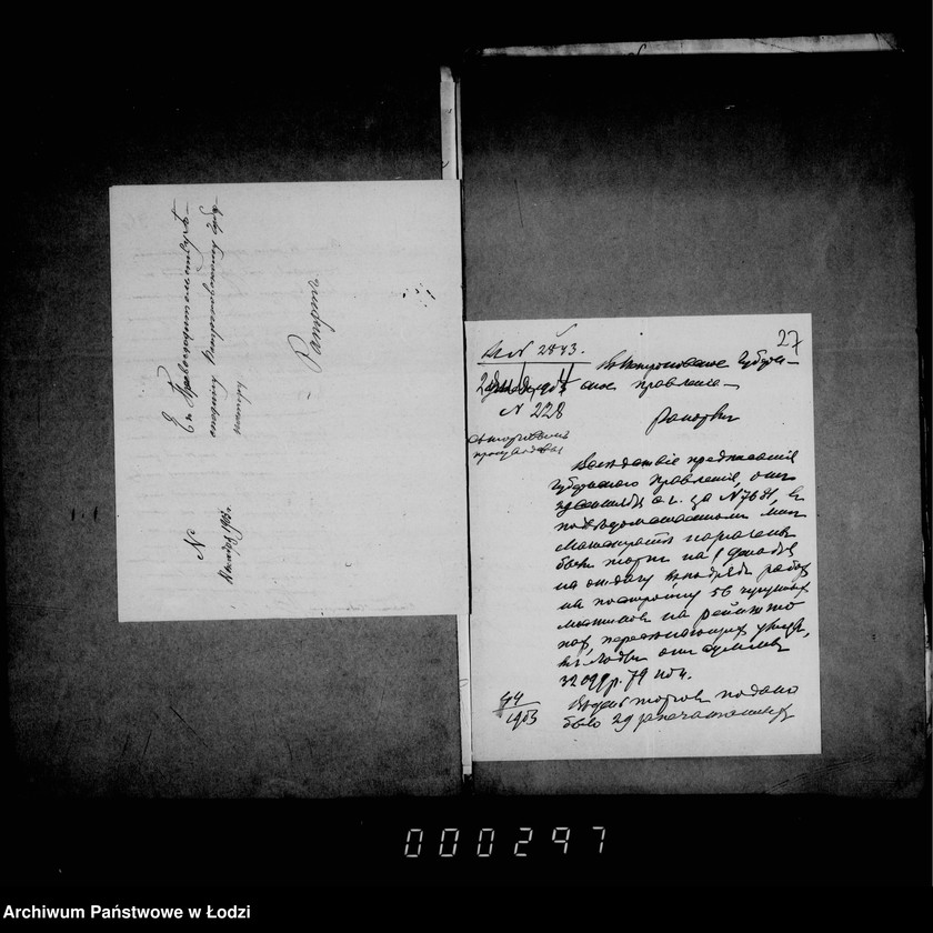 Obraz 18 z jednostki "O postrojke 56 čugunnych mostov na tejnštokach, a može 4 ch kamennych mostov na kanavach peresekajuščich ulicy: Dolgoju, Konstantinovskoju, Panskuju i Benedikta i takže po Karolevskomu šosse"