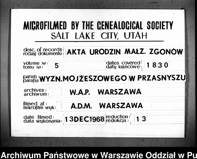 image.from.unit.number "Akta urodzeń, małżeństw i zgonów"