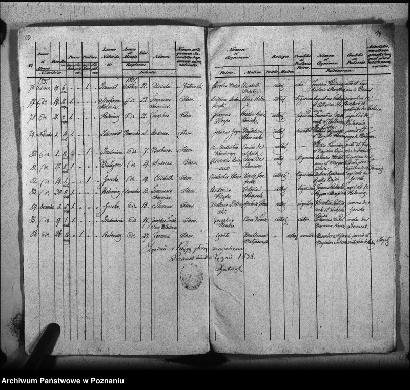 Obraz 11 z jednostki "Liber baptisatorum, copulatorum, mortuorum"