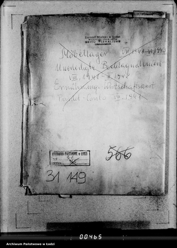 Obraz 4 z jednostki "[Listy przesyłkowe wyrobów dostarczonych z Getta]"